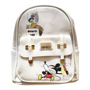 Disney Mickey Mouse WondaPop 11-inch Vegan Leather Mini Backpack